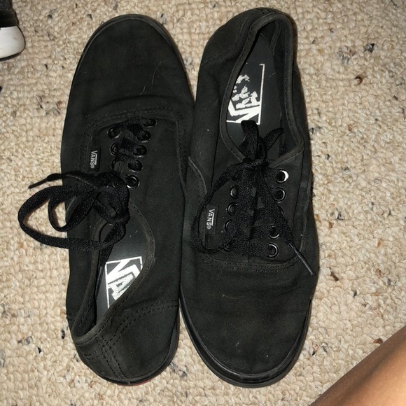 Vans Shoes - Black worn out vans